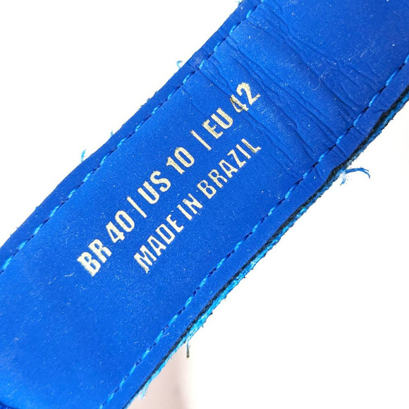 New Farm Rio Womens 10 Macaw Platform Sandals Ankle Strap Slingback Tropical - Picture 9 of 9